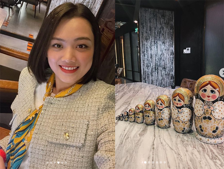 Hot girl bóng chuyền Thu Hoài khoe quà xinh, Trà Giang ra mắt giải Thái Lan khi nào? - 1