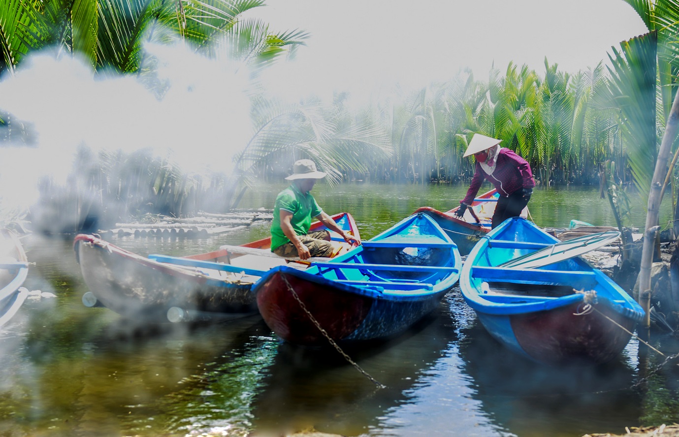 Khám phá rừng dừa nước xanh mướt trong lòng thành phố Quảng Ngãi - 13