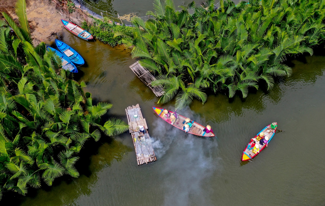 Khám phá rừng dừa nước xanh mướt trong lòng thành phố Quảng Ngãi - 11