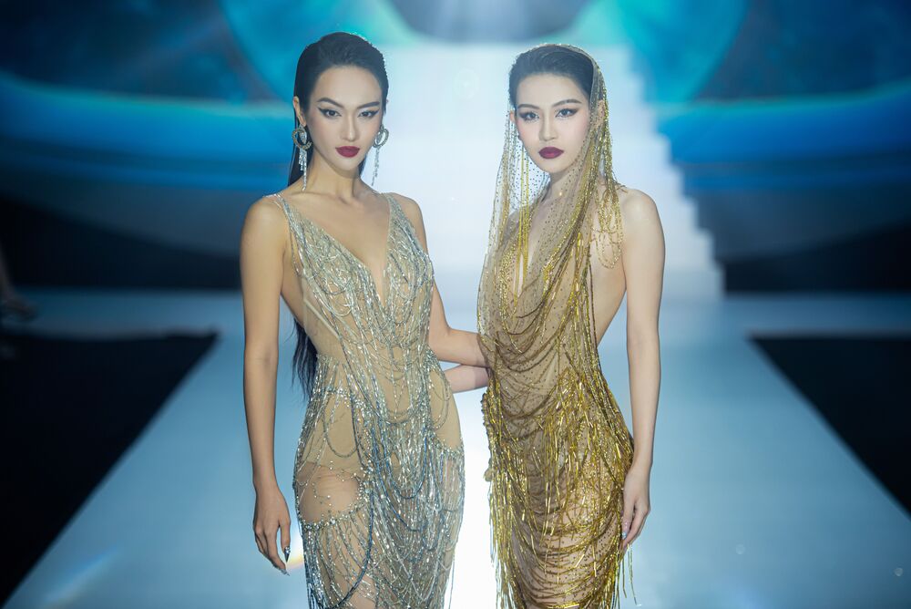 Cao Thiên Trang, Vũ Thúy Quỳnh liên tục diễn vedette, first face tại fashion show Hoa hậu Hoàn vũ Việt Nam 2023 - 11