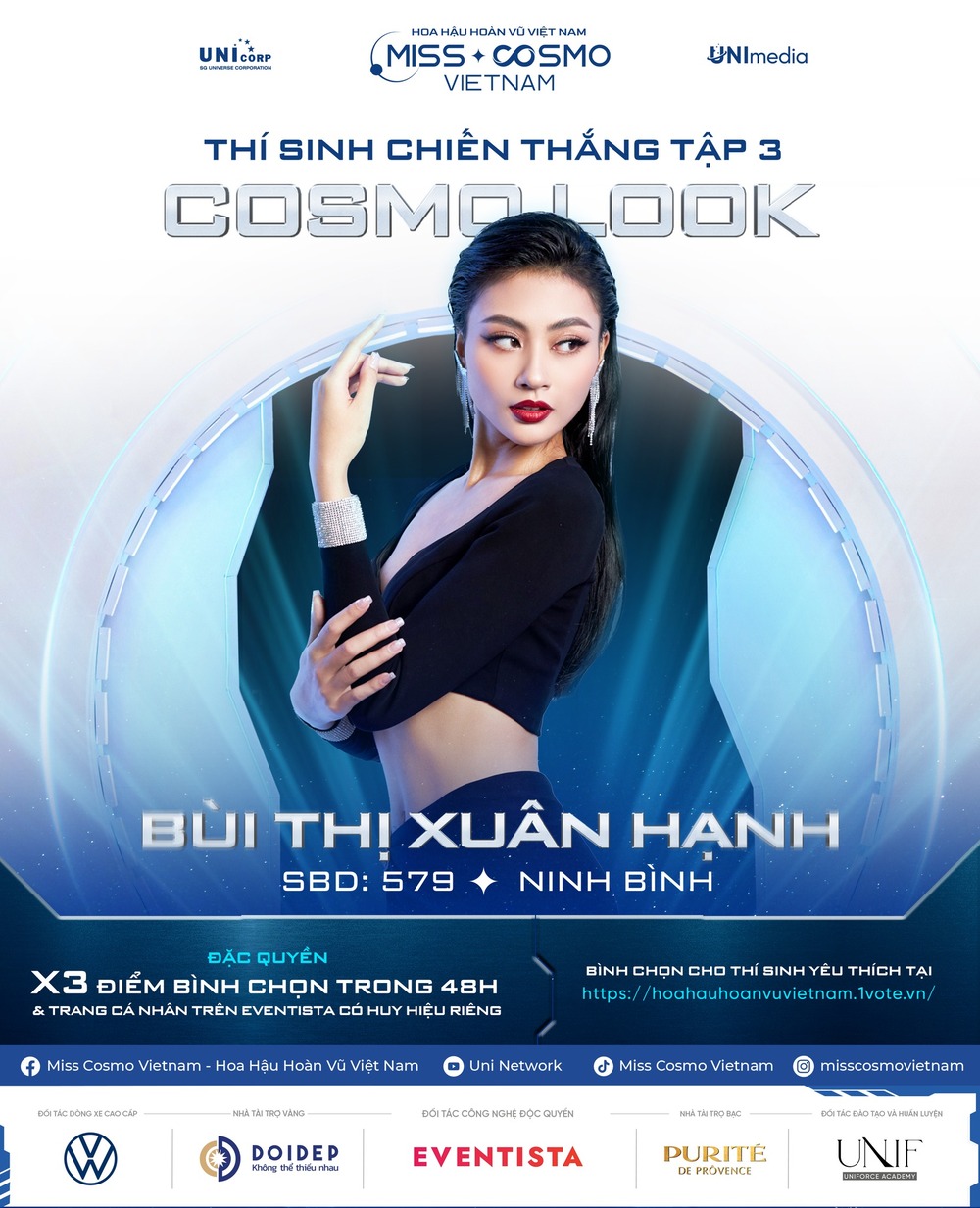 Học trò siêu mẫu Vũ Thu Phương nhận đặc quyền sau chiến thắng tập 3 Tôi là Hoa hậu Hoàn vũ Việt Nam - 1