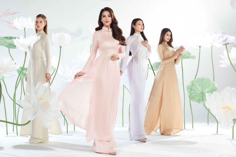 Trương Ngọc Ánh, Miss Earth 2022 duyên dáng với áo dài, chính thức khởi động Hoa hậu Trái Đất 2023 - 5