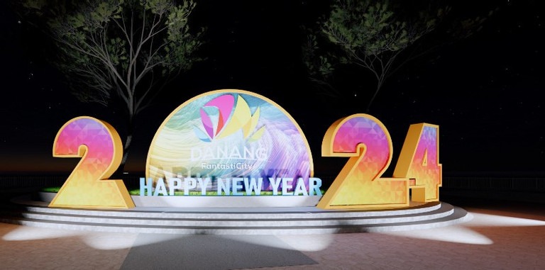 Ngắm các điểm check-in tuyệt đẹp chào năm mới 2024 ở Đà Nẵng qua phối cảnh - 5