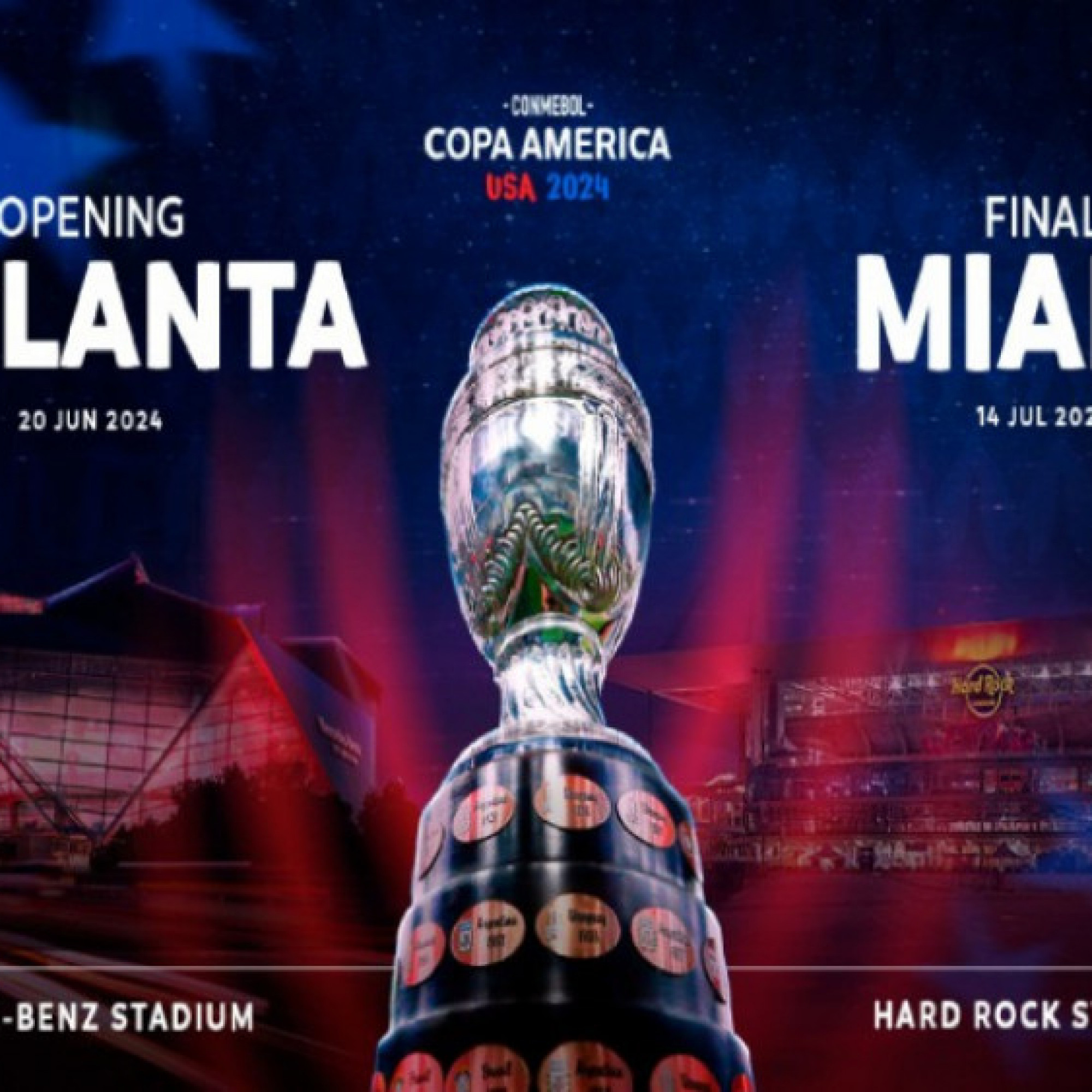  - Bốc thăm chia bảng Copa America 2024: Argentina vào bảng dễ, Brazil tái đấu Colombia