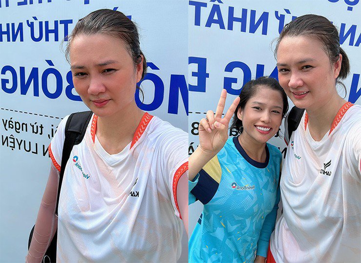 Người đẹp bóng chuyền Kim Huệ năm 2023: “Hút hồn” fan với bikini, làm cầu thủ bóng đá - 4