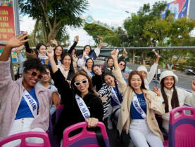 Top 39 Hoa hậu Hoàn vũ Việt Nam 2023 khám phá du lịch Đà Lạt trước thềm bán kết