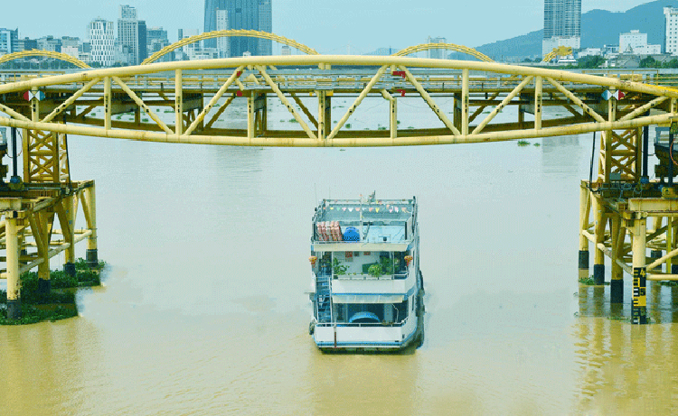 Đà Nẵng đưa cây cầu độc đáo vào phục vụ du lịch đêm - 1