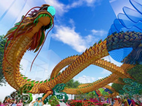 Hé lộ kỷ lục linh vật rồng tại đường hoa Nguyễn Huệ Tết 2024