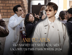  - Ngạo nghễ Anh Tú Atus: Sao nam Việt duy nhất dự sự kiện Lacoste tại Paris Fashion Week 2024