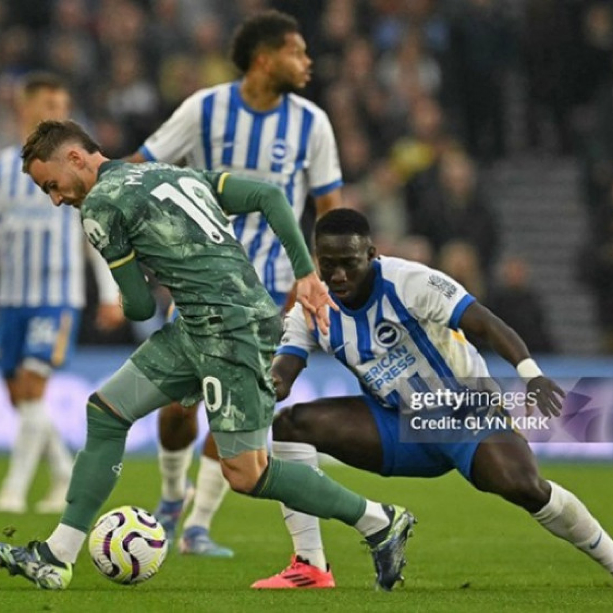  - Trực tiếp bóng đá Brighton - Tottenham: Johnson mở tỷ số (Ngoại hạng Anh)