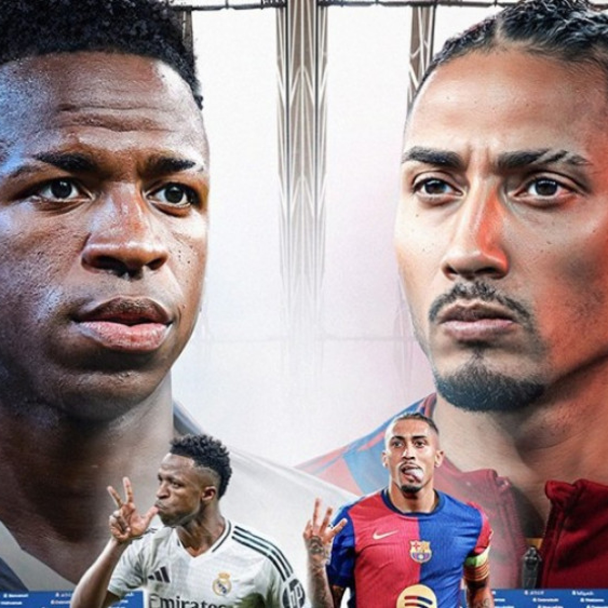  - Hàng công Barca - Real so tài: Tâm điểm Vinicius - Raphinha, dấu hỏi về Mbappe