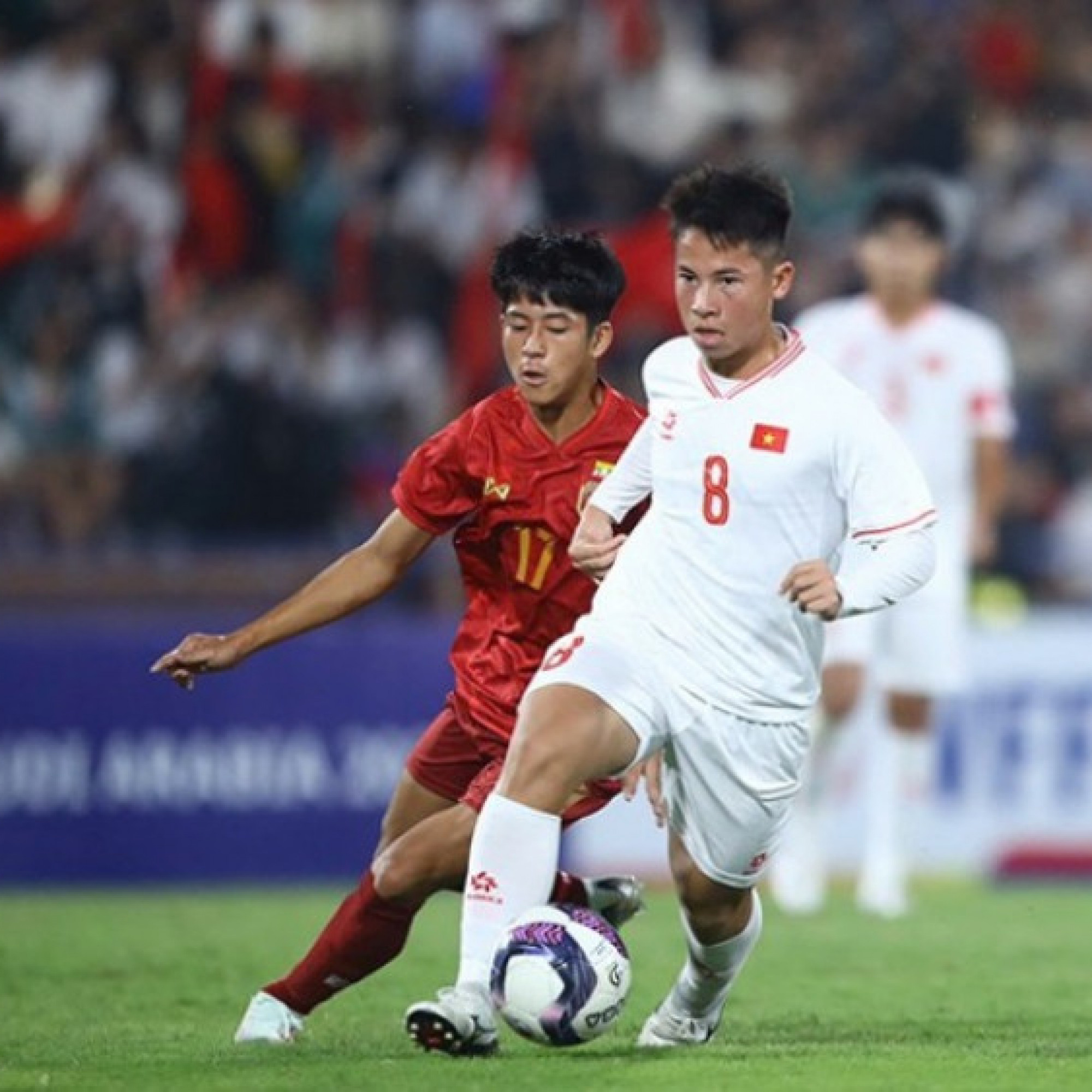  - Video bóng đá U17 Việt Nam - U17 Myanmar: Định đoạt hiệp 2, đá "chung kết" với U17 Yemen