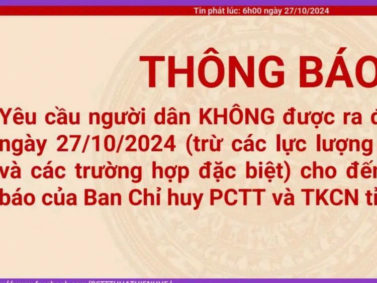 Ảnh hưởng bão số 6, các điểm di tích Huế tạm ngừng đón khách tham quan