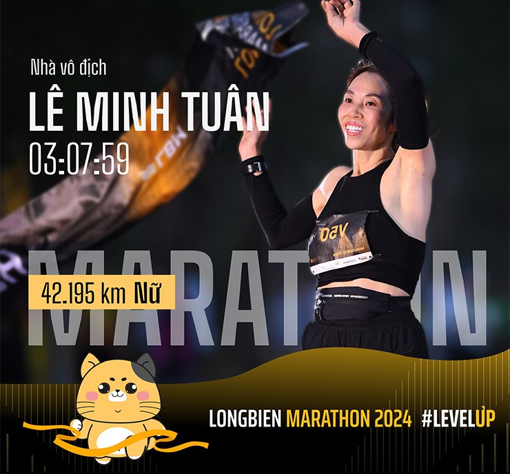 Phạm Tiến Sản phá kỷ lục chạy 42 km tại Longbien Marathon 2024 - 3