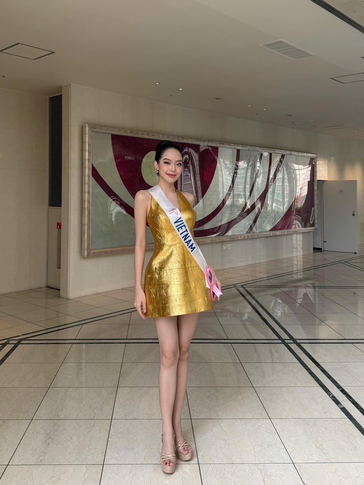 Ấn tượng loạt váy áo đầu tiên Hoa hậu Thanh Thuỷ đem đến Miss International 2024 - 8