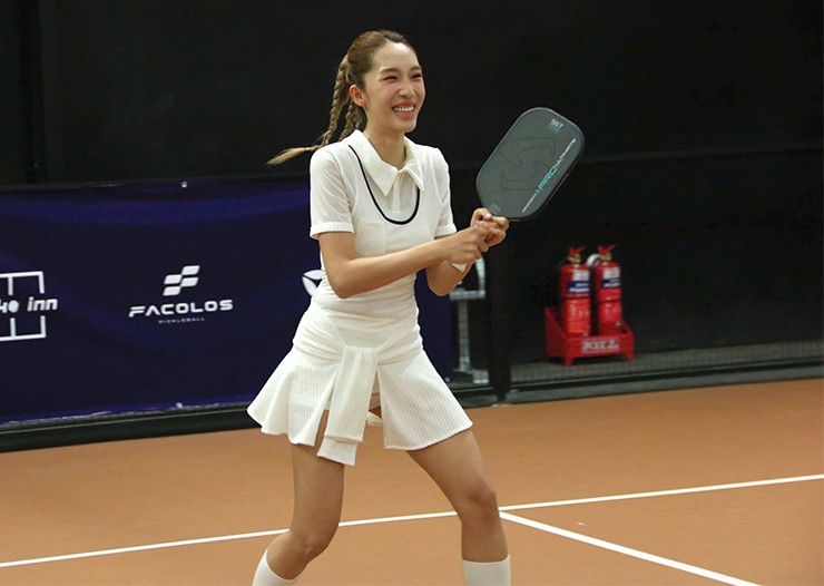Dàn hot girl "ham vui" diện đồ quyến rũ, gây sốt giải pickleball tại TP.HCM - 2