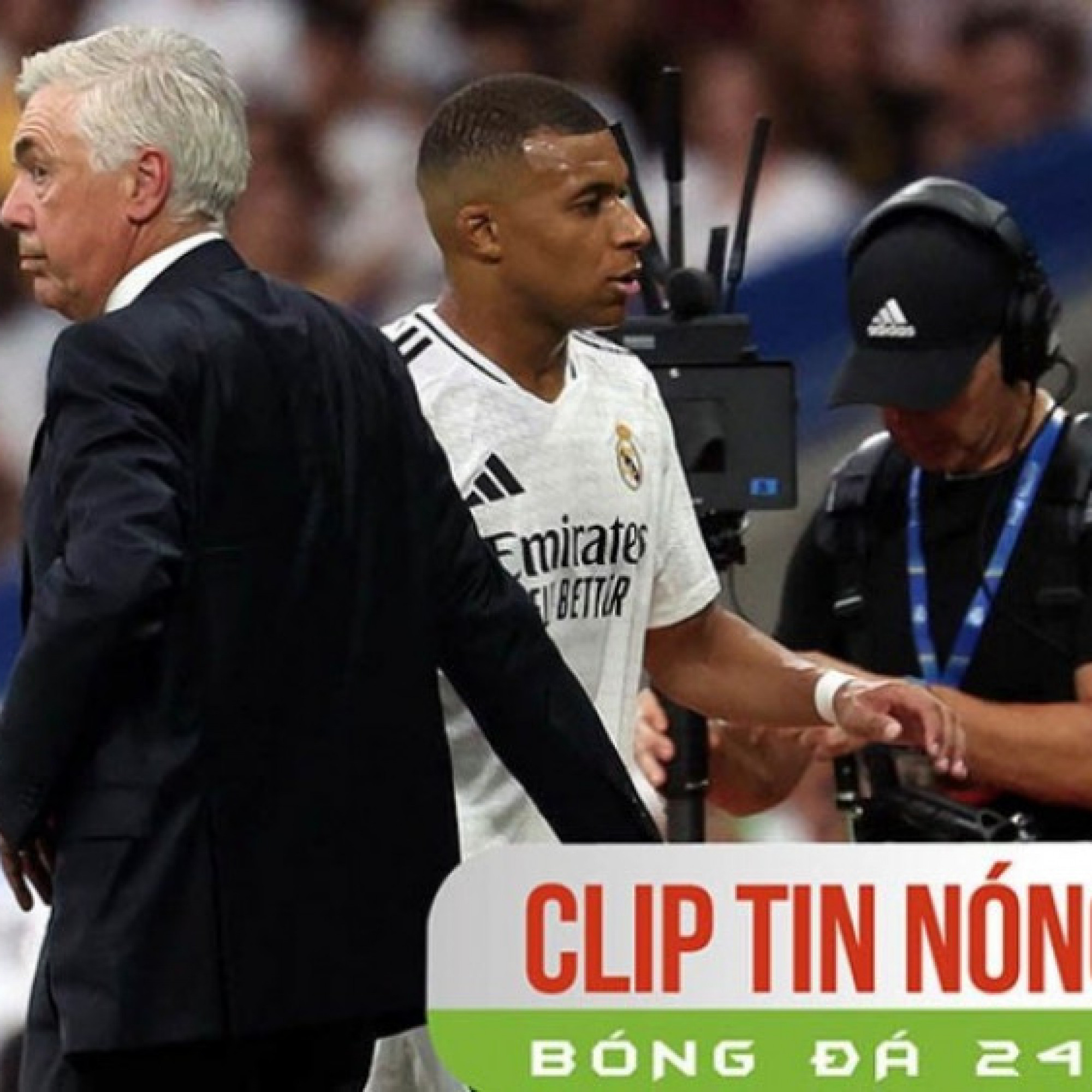  - HLV Ancelotti báo động tình trạng của Mbappe, MU mơ đón siêu trung vệ (Clip Tin nóng)