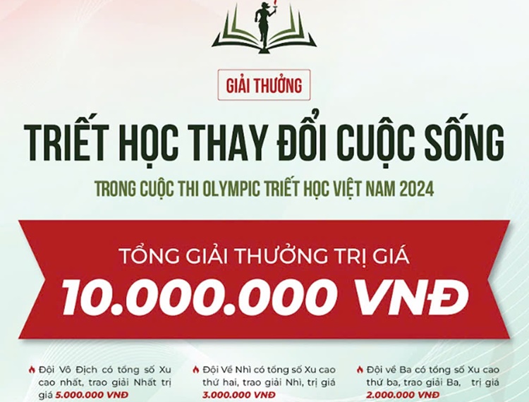 Cuộc thi Olympic Triết học Việt Nam có phần bình chọn online cho khán giả