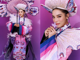  - Hoa hậu Kỳ Duyên công bố trang phục dân tộc dự thi Miss Universe 2024