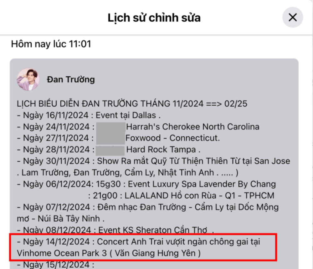 Một nam ca sĩ bị netizen đòi “lập biên bản” sau khi tiết lộ thông tin địa điểm tại concert Anh Trai Vượt Ngàn Chông Gai - 3