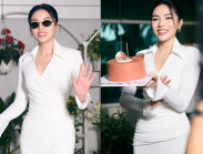 Kỳ Duyên được fan tổ chức sinh nhật bù khi vừa về nước sau thành tích Top 30 Miss Universe 2024