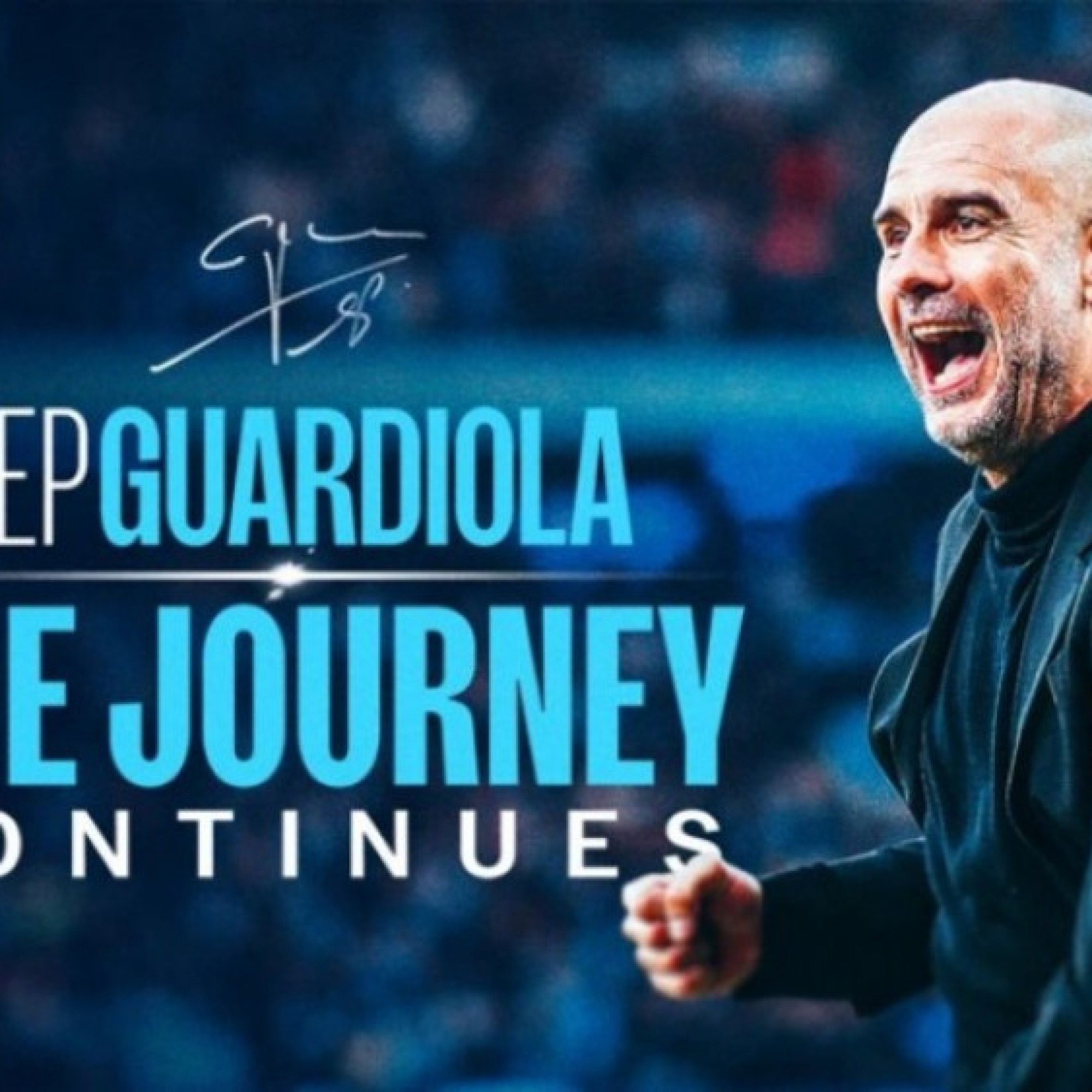  - HLV Pep Guardiola chính thức gia hạn thêm 2 năm với Man City