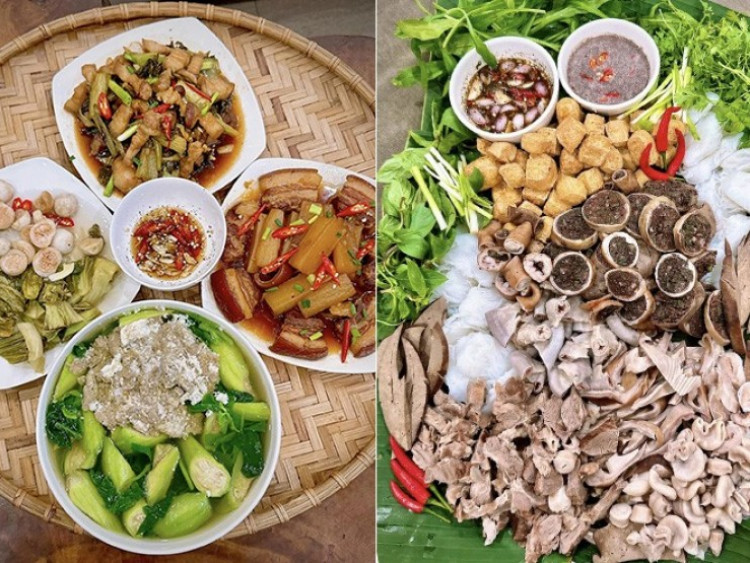 Anh chồng vào bếp nấu những mâm cơm cực ngon cho vợ con thưởng thức