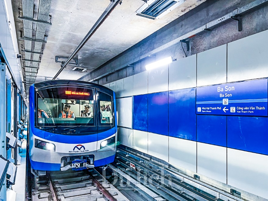 Metro số 1 Bến Thành - Suối Tiên vận hành chính thức từ ngày 22/12 - 8