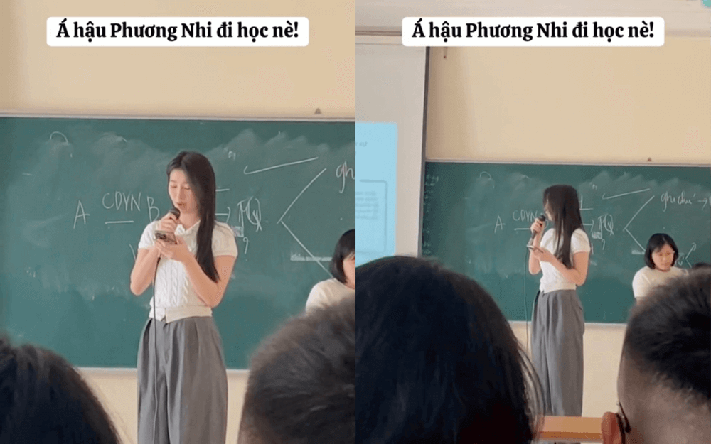 Phương Nhi gây chú ý khi diện trang phục đến trường, khác xa hình ảnh đầy sang trọng của một “Á hậu” - 3