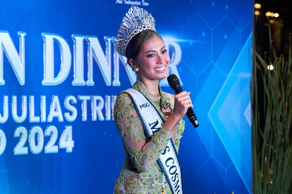 Miss Cosmo 2024 xúc động bật khóc khi được chào đón nồng nhiệt tại quê nhà - 2