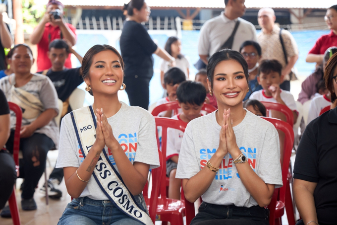 Top 2 Miss Cosmo 2024 lan tỏa nụ cười yêu thương đến các em nhỏ tại Bali (Indonesia) - 4