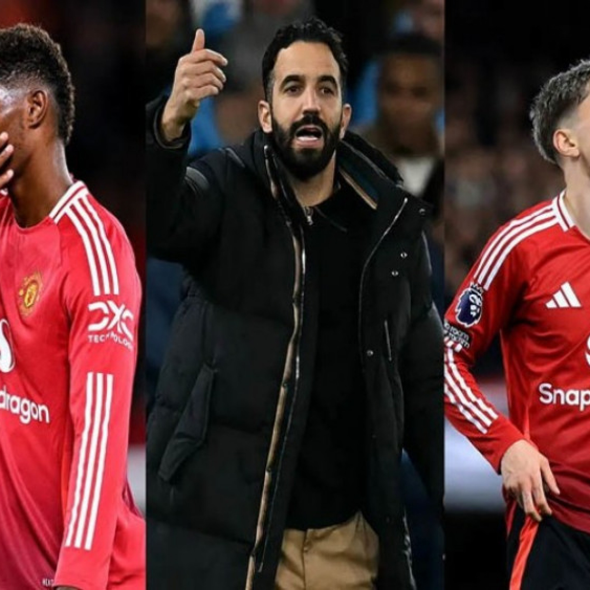  - Rashford - Garnacho bị gạch tên ở derby Manchester, HLV Amorim nói thẳng lý do