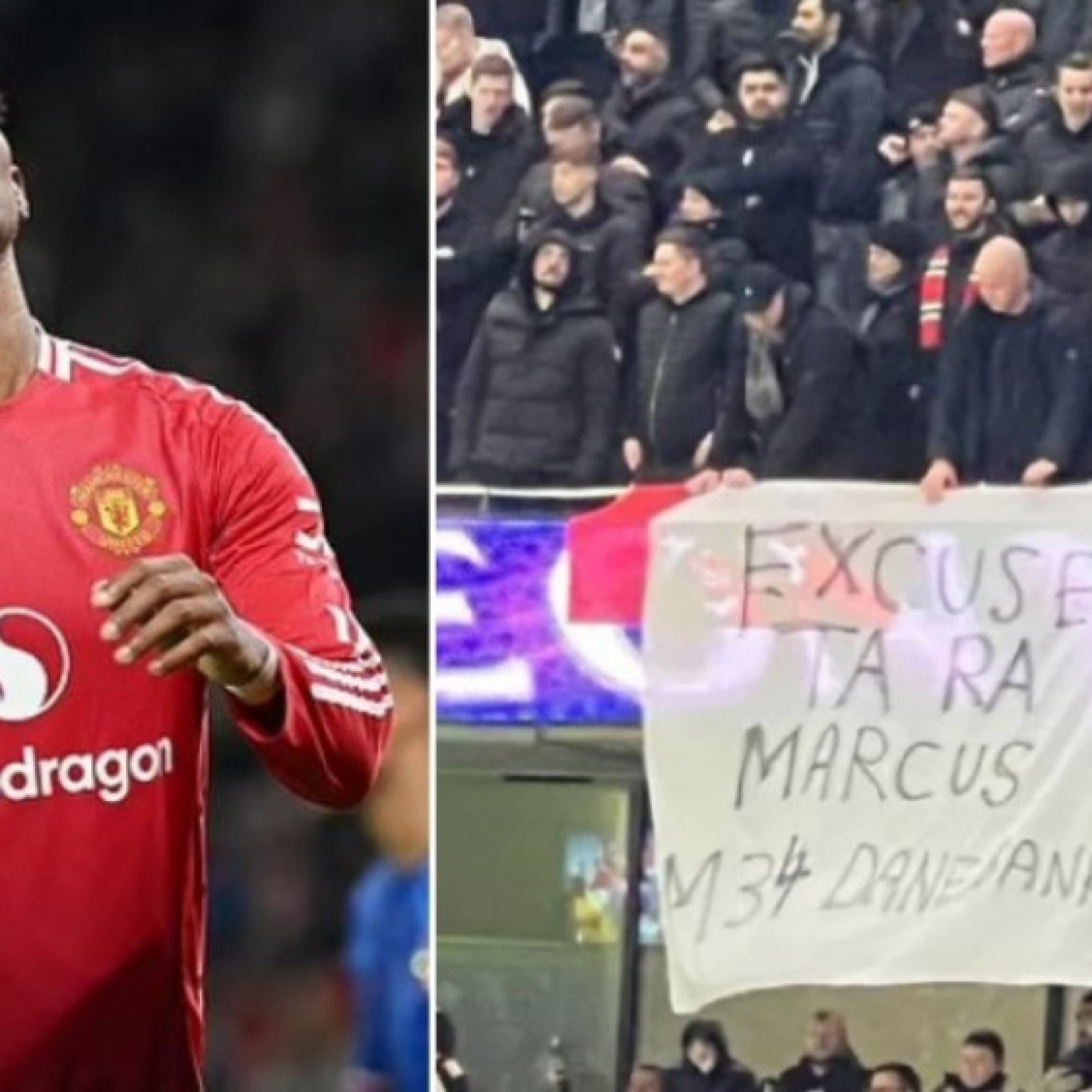  - Fan MU giăng biểu ngữ đòi đuổi Rashford, Carragher khuyên đàn em "nói ít lại"