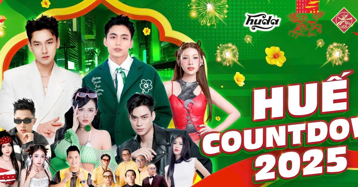 Countdown Huế 2025 mang đậm dấu ấn văn hóa Huế kết hợp hiện đại