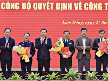 Tin trong nước - Công bố quyết định của Ban Bí thư về công tác cán bộ tại Lâm Đồng