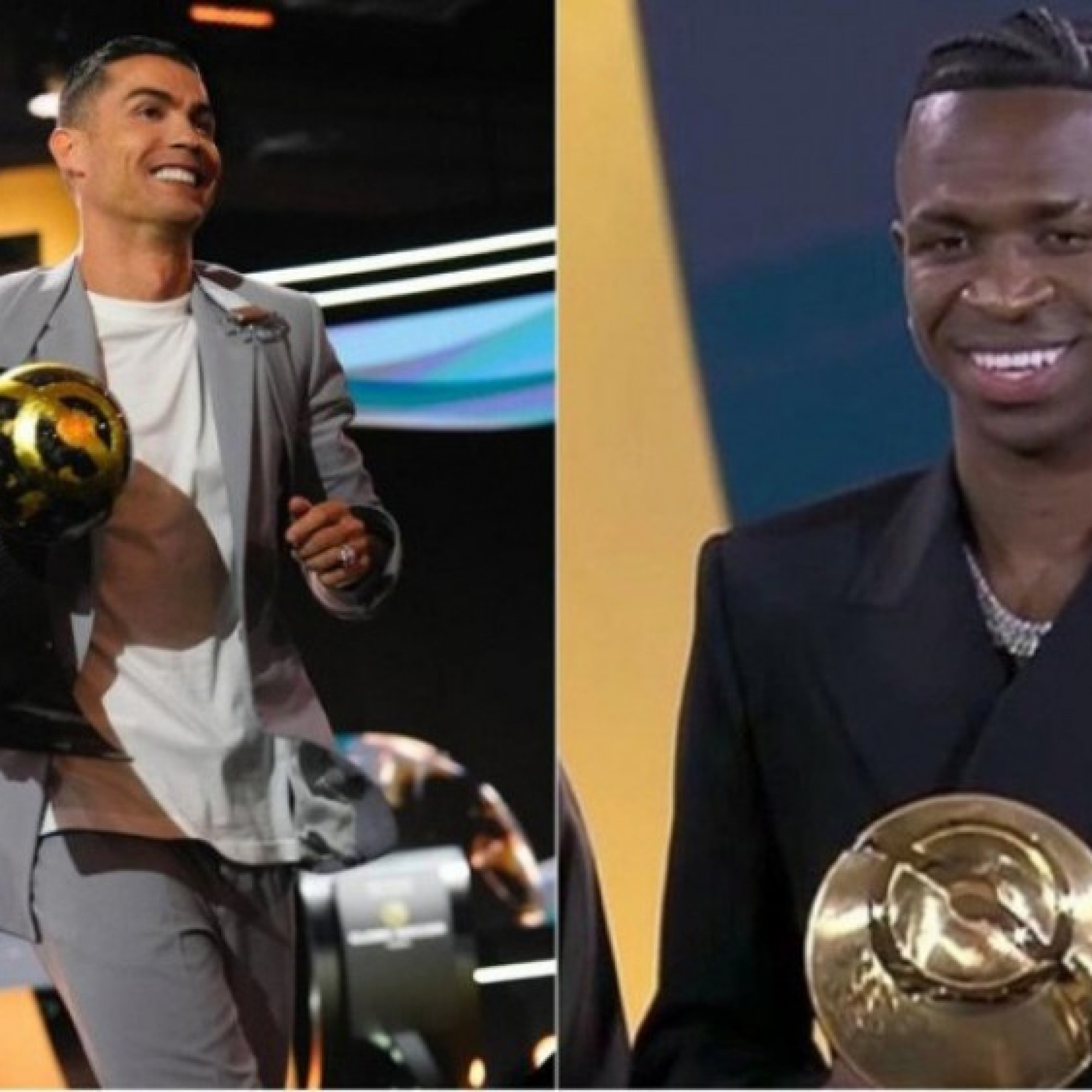  - Vinicius đánh bại Rodri giành Quả bóng vàng Dubai, Ronaldo được vinh danh