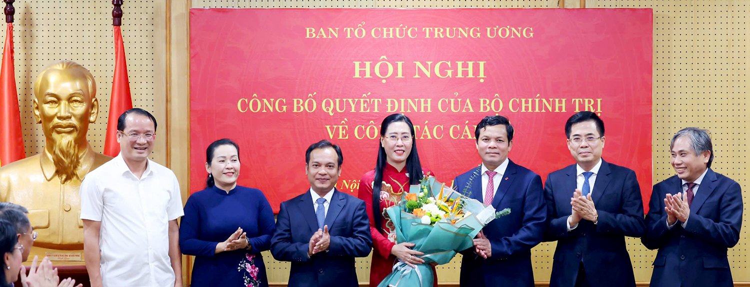 Bà Bùi Thị Quỳnh Vân giữ chức Phó Trưởng Ban Tổ chức Trung ương - 2