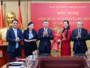 Bà Bùi Thị Quỳnh Vân giữ chức Phó Trưởng Ban Tổ chức Trung ương