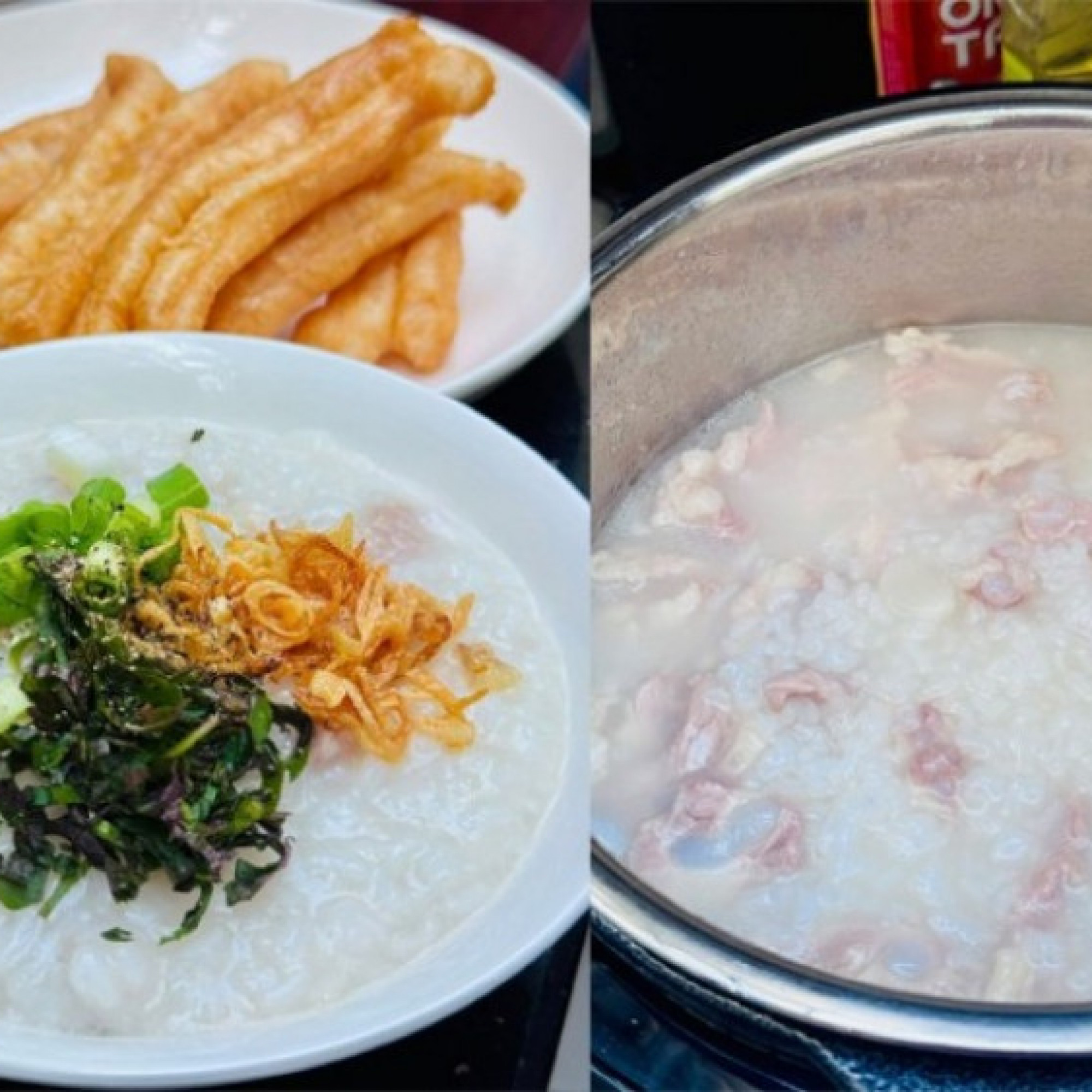  - Không cần ra quán, chỉ mất 30 phút có nồi cháo sườn sụn siêu ngon đãi cả nhà