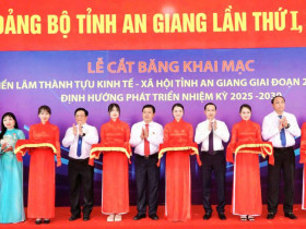  - An Giang triển lãm thành tựu kinh tế - xã hội chào mừng Đại hội Đảng bộ tỉnh