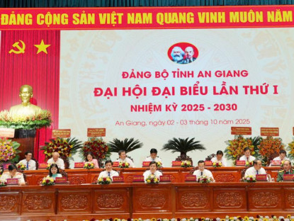 Chuyển động - 448 đại biểu tham dự phiên trù bị Đại hội Đảng bộ tỉnh An Giang lần thứ nhất