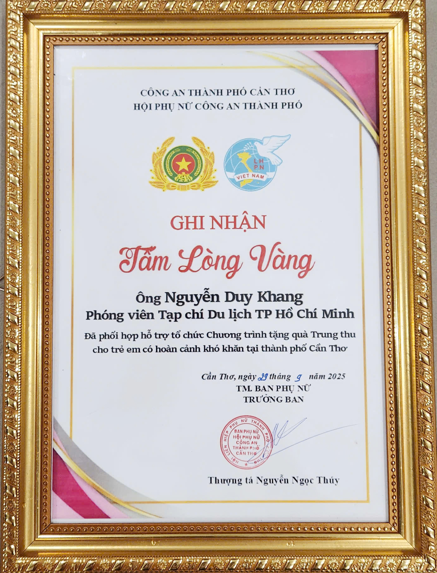 Tạp chí Du lịch TP.HCM được ghi nhận “Tấm lòng vàng” trong Đêm hội Trăng rằm ở Cần Thơ - 8