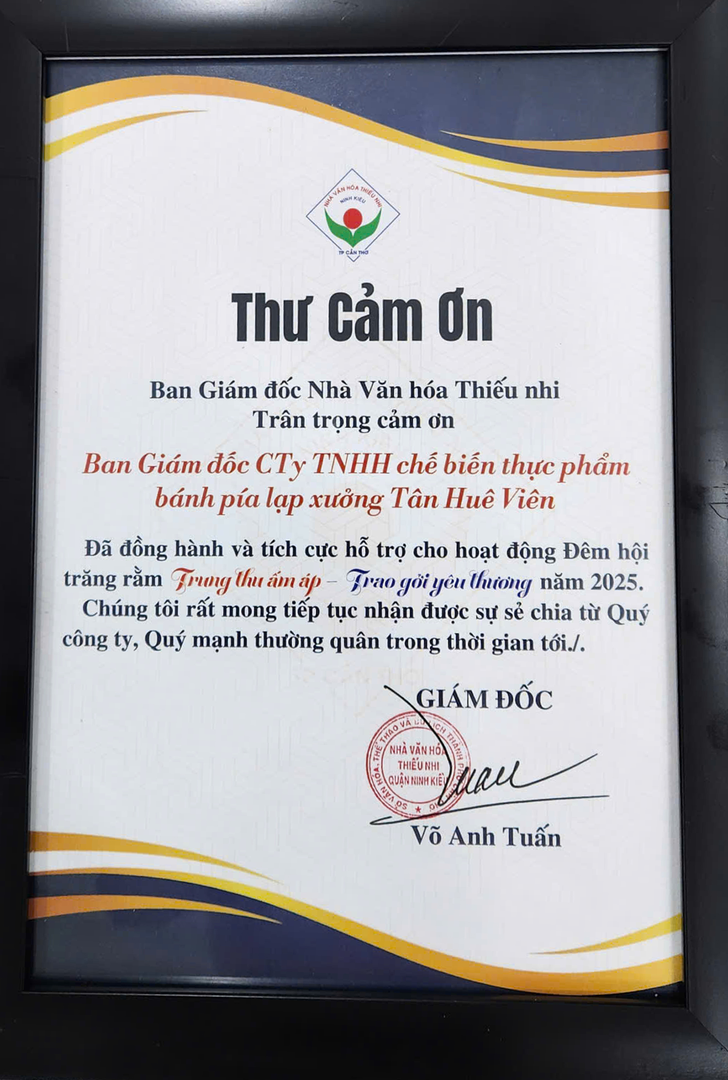 Công ty Tân Huê Viên tích cực hỗ trợ Đêm hội Trăng rằm tại Cần Thơ - 4