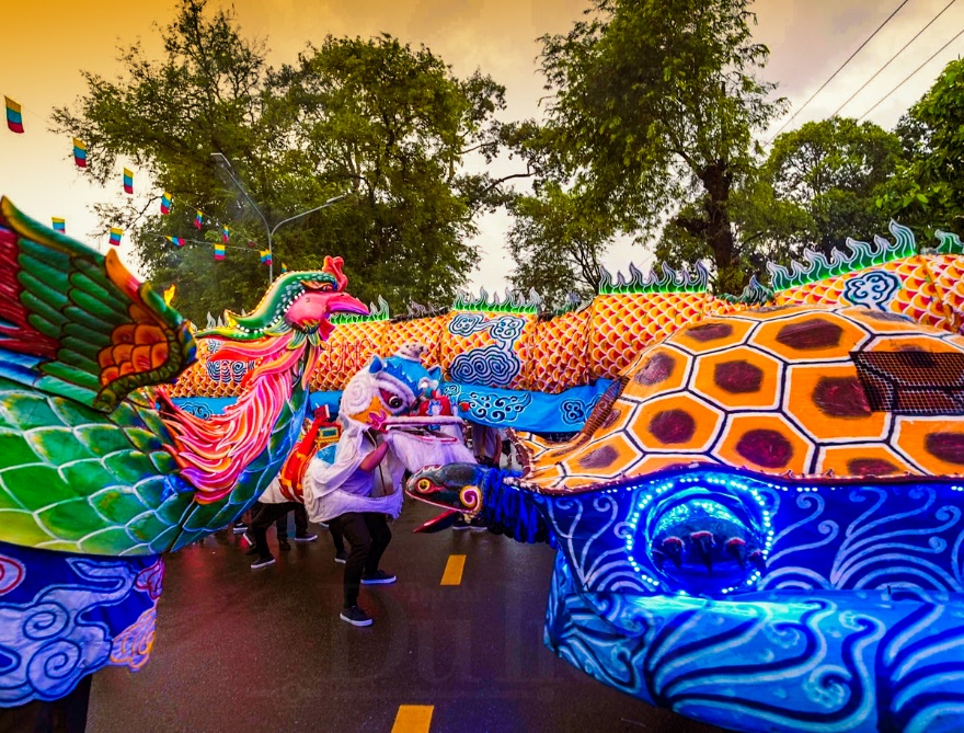 Rồng phun lửa rực sáng trời Thu, rộn ràng tập luyện đón Hội yến Diêu Trì - 9