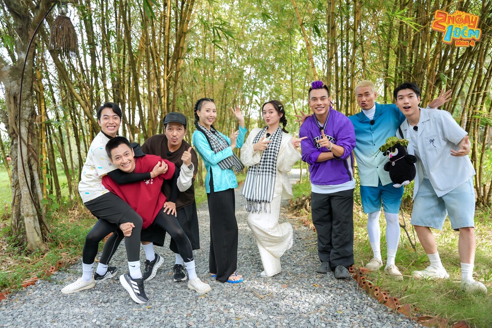 Kaity Nguyễn chật vật trong thử thách hái dừa, được Lê Dương Bảo Lâm ga lăng giải cứu - 1