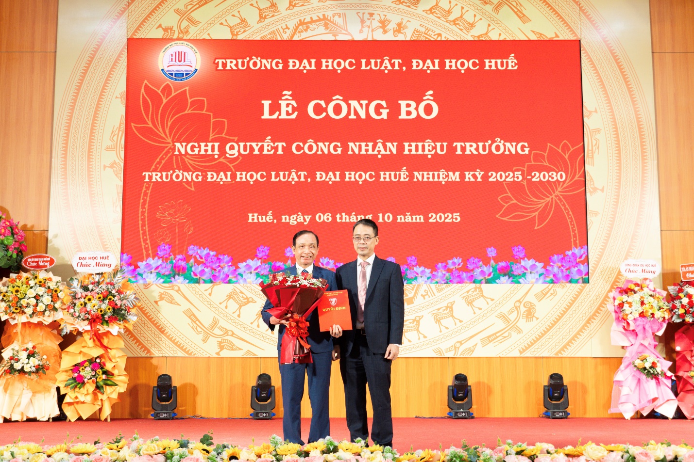 PGS.TS Đoàn Đức Lương tiếp tục giữ chức vụ Hiệu trưởng trường Đại học Luật, Đại học Huế - 1