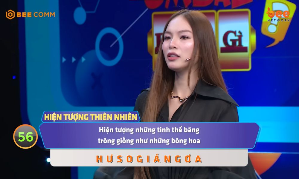 Á hậu Du lịch Quốc tế 2021 khiến MC Đại Nghĩa “dè chừng” tại Úm Ba La Ra Chữ Gì? - 2