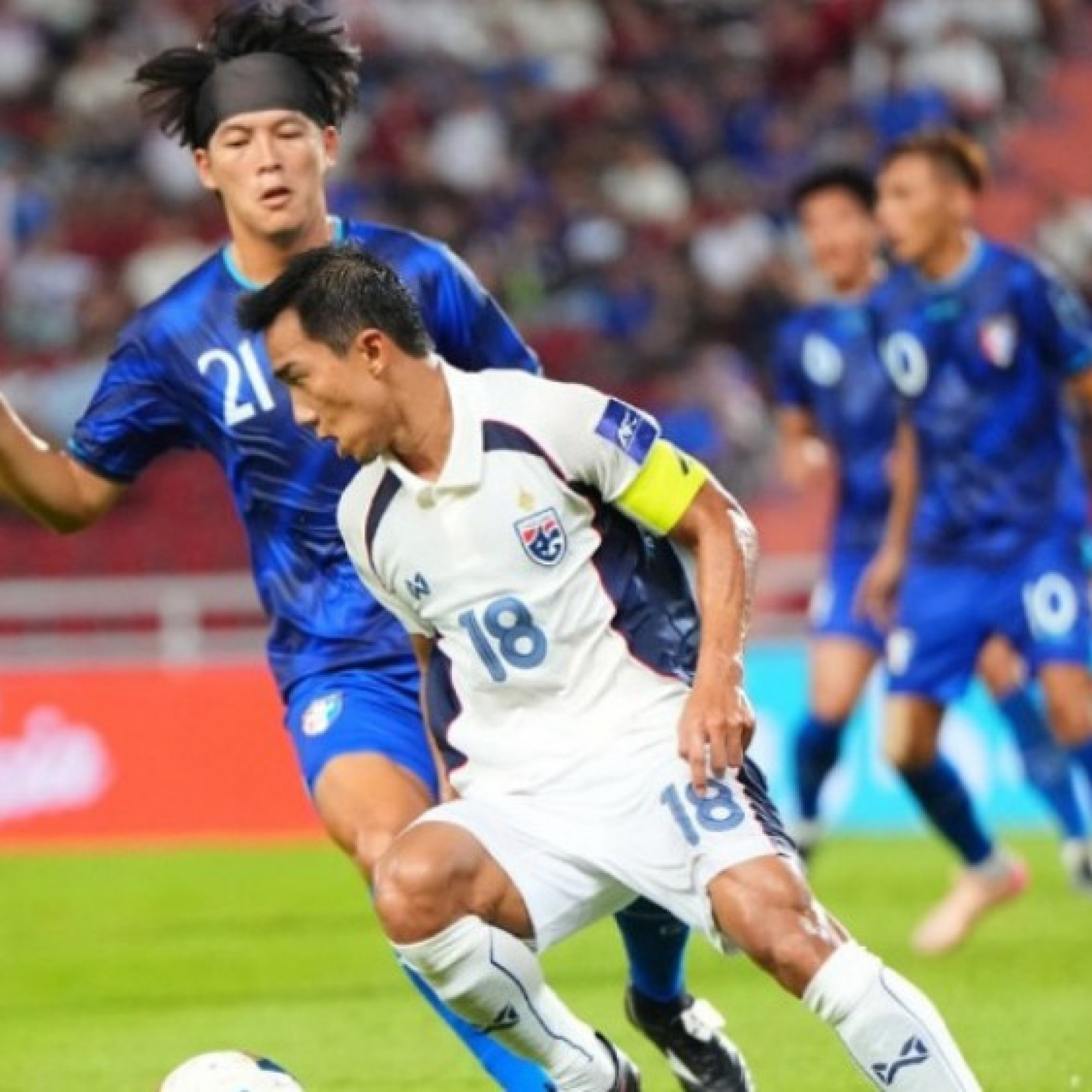  - Video bóng đá Thái Lan - Đài Loan (TQ): Bất lực trước "bức tường" (Vòng loại Asian Cup)