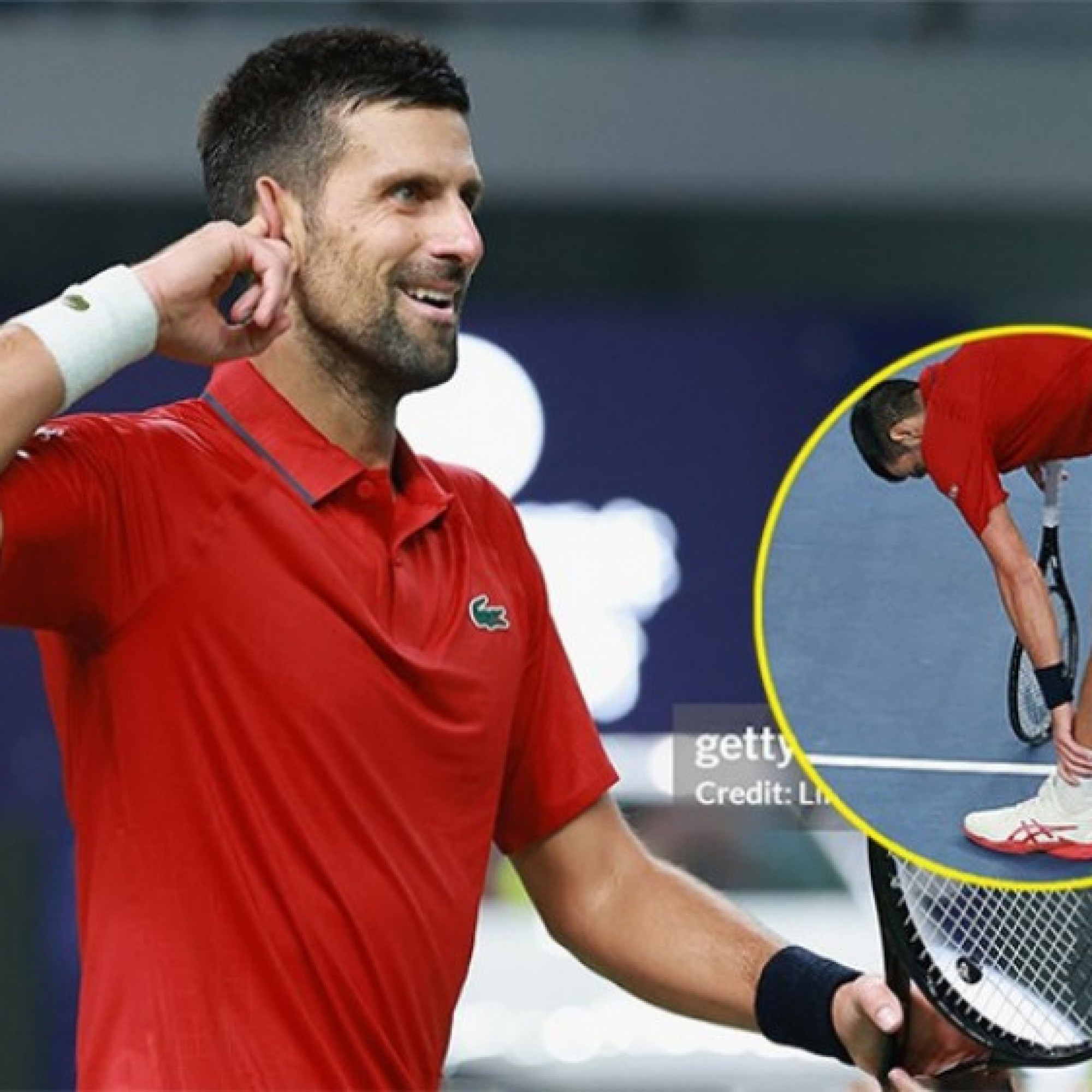  - Djokovic chiến đấu với chấn thương, lập kỷ lục lịch sử ở tuổi 38