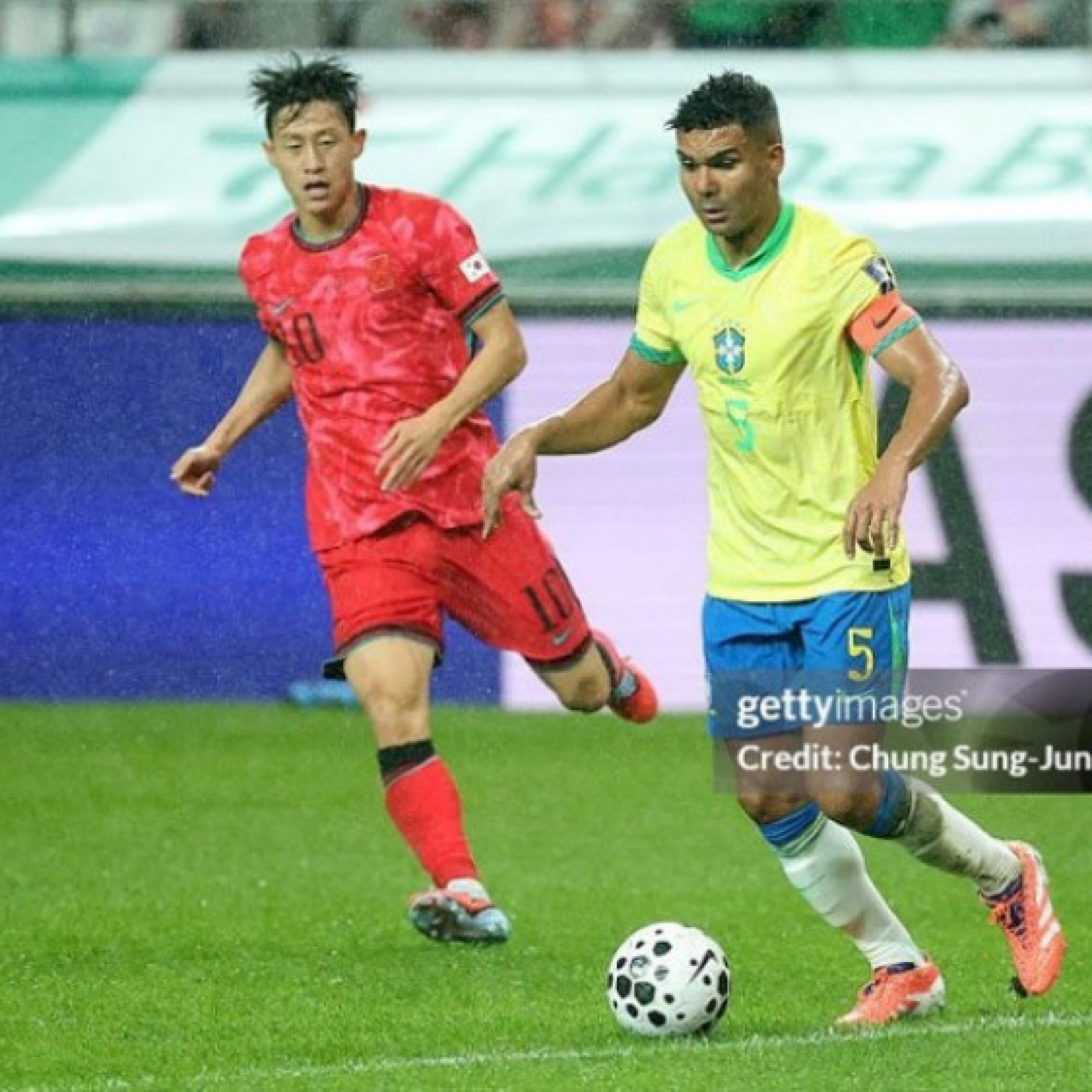  - Video bóng đá Hàn Quốc - Brazil: Estevao & Rodrygo tỏa sáng